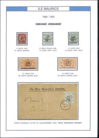 Stamp of Mauritius Collections
1839-1967 Attractive used collectio