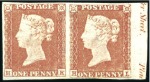 Stamp of Great Britain » 1841 1d Red 1841 1d Red mint/unused & used selection incl. mar