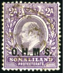 Stamp of Somaliland Protectorate COLLECTIONS: 1903 Specialised mint & used collecti