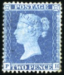 Stamp of Great Britain » Collections 1841-61, Mint/unused line engraved collection incl
