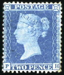 Stamp of Great Britain » Collections 1841-61, Mint/unused line engraved collection incl
