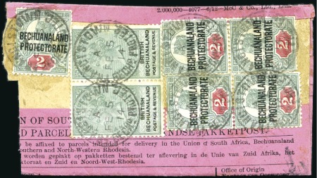 Stamp of Bechuanaland » British Bechuanaland 1914 (Feb 5) large part Union label for "One gold 