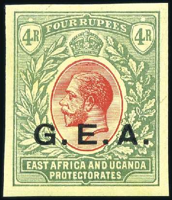 Stamp of Tanganyika 1917-21 1c and 10c to 50r complete set of seventee