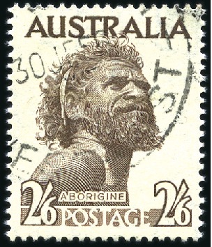 Stamp of Australia » Commonwealth of Australia 1952 Crown C of A 2s6d "One Pound Jimmy" with "Cro