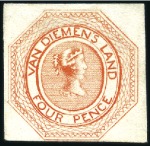 Stamp of Australia » Tasmania COLLECTIONS: 1853-1900, Mostly mint collection inc
