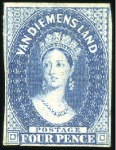 Stamp of Australia » Tasmania COLLECTIONS: 1853-1900, Mostly mint collection inc