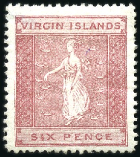 Stamp of British Virgin Islands COLLECTIONS: 1866-1960s, Mint collection with bett