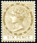 Stamp of Trinidad and Tobago » Tobago COLLECTIONS: 1879-96, Mint/unused selection incl. 