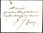 Stamp of Austria » Pre-Stamp Letters and Documents 1810-1813 KOSTANIZA ILLYRIE: Red 2-line postmark o