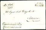 Stamp of Austria » Pre-Stamp Letters and Documents 1811 ZARA YLLIRIE: Black 2-line postmark on offici