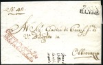 Stamp of Austria » Pre-Stamp Letters and Documents 1810-1811 ZARA ILLYRIE: Black 2-line postmark on o