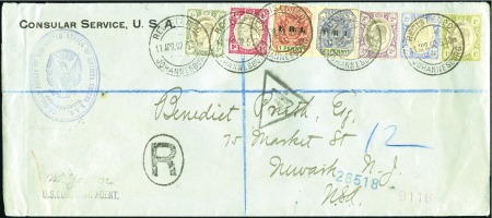 Stamp of South Africa » Transvaal 1902 (Apr 11) USA Consular Service envelope sent r
