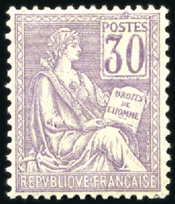 Stamp of France » Collections 1849-1959, Collection débutant avec Yv. 1f, 2e, 9,