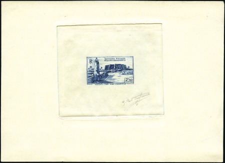 Stamp of Colonies françaises » Fezzan 1946-50, 27 épreuves d'artiste signées, avec une b