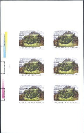Stamp of Austria » 2nd. Republic 1985 Year of the Wood miniature sheet in complete 
