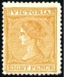 Stamp of Australia » Victoria COLLECTIONS: 1854-1912, Mint collection, strong in