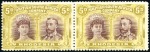 Stamp of Rhodesia 1910-13, Specialised DOUBLE-HEADS collection in on