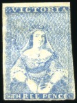 Stamp of Australia » Victoria COLLECTIONS: 1850-57, Unused selection of Half-Len
