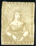Stamp of Australia » Victoria COLLECTIONS: 1850-57, Unused selection of Half-Len