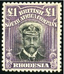 Stamp of Rhodesia 1913-24, Specialised ADMIRALS collection in one st