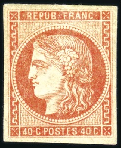 Stamp of France » Collections 1849-95, Sélection de pièces choisies dont Yv. 1, 