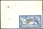 Stamp of France 1900 Merson Yv. 119, 120, 121 et 123 Non dentelé, 