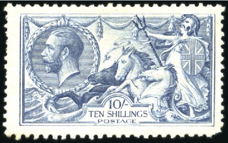 Stamp of Great Britain » King George V 1918-19 Bradbury & Wilkinson 2s6d to 10s, mint set
