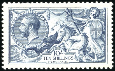 Stamp of Great Britain » King George V 1918-19 Bradbury & Wilkinson 2s6d to 10s, mint set