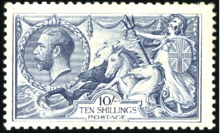 Stamp of Great Britain » King George V 1918-19 Bradbury & Wilkinson 2s6d to 10s, mint set