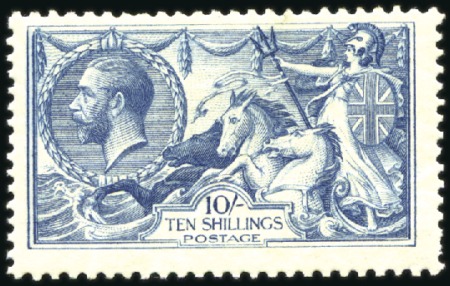 Stamp of Great Britain » King George V 1918-19 Bradbury & Wilkinson 2s6d (perf thin) to 1