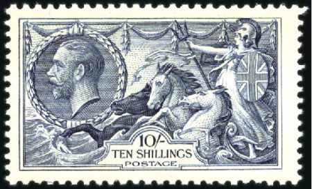 Stamp of Great Britain » King George V 1934 Re-engraved 2s6d to 10s, duplicated mint asse