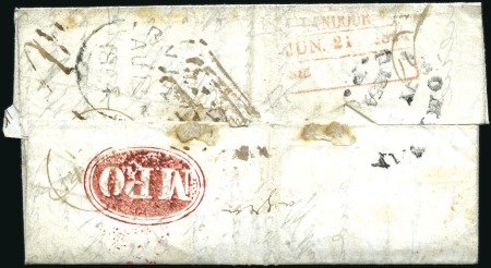 Stamp of India 1828-53, Specialised collection of 23 pre-stamp en