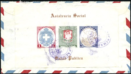 Stamp of Guatemala 1950 Social assistance miniature sheet imperf show