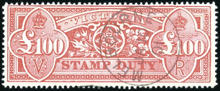 Stamp of Australia » Victoria 1884-1900 "Stamp Duty" lithograph £25, £50 and £10