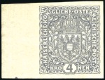 Stamp of Austria 1918 Airs complete set PERFORATED, IMPERFORATE and