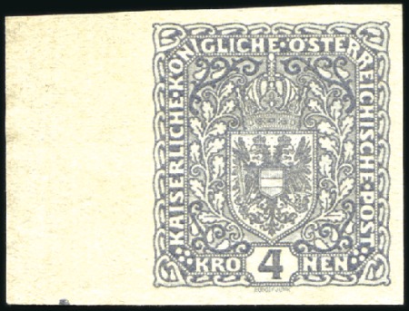 Stamp of Austria 1918 Airs complete set PERFORATED, IMPERFORATE and