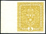 Stamp of Austria 1918 Airs complete set PERFORATED, IMPERFORATE and