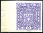 Stamp of Austria 1918 Airs complete set PERFORATED, IMPERFORATE and