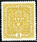 Stamp of Austria 1918 Airs complete set PERFORATED, IMPERFORATE and
