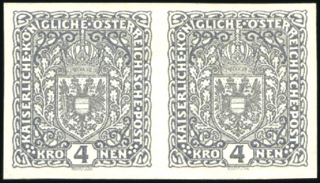 Stamp of Austria 1918 Airs complete issued set on greyish paper and
