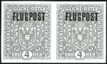 Stamp of Austria 1918 Airs complete issued set on greyish paper and