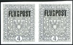 Stamp of Austria 1918 Airs ISSUED set and UNISSUED value 7K on 10K 