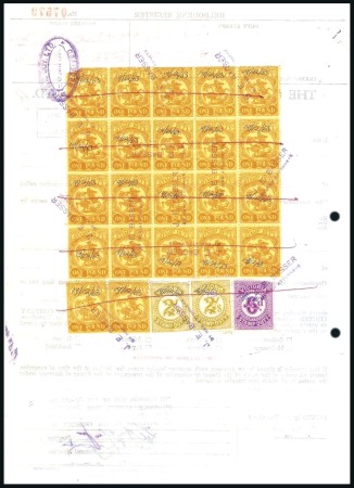 Stamp of Australia » Victoria REVENUES: 1884-96 "Stamp Duty" 6d, two 2s and £1 b