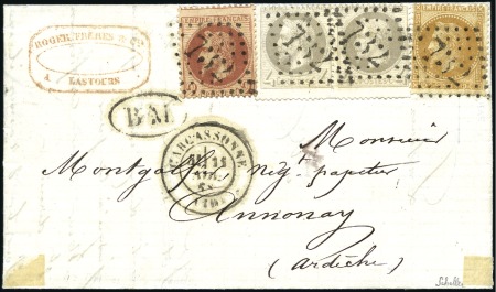 Stamp of France Combinaison tricolore en Lauré avec 2c +4c en pair
