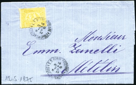 Stamp of Egypt » 1874 Bulaq 1875 (May 12) Wrapper with Third Issue second prin