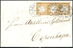 Stamp of Germany » Germany Collections and Large Lots 1865-90, Superb Large Vermeil exhibition on "Horse