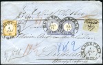 Stamp of Germany » Germany Collections and Large Lots 1865-90, Superb Large Vermeil exhibition on "Horse
