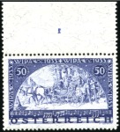 Stamp of Austria » 1st. Republic 1933 WIPA 50(+50)gr on normal paper & granite pape