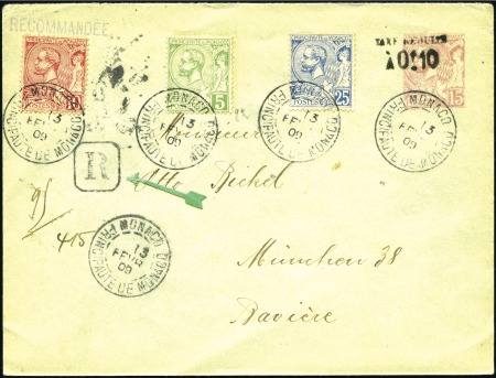 Stamp of Colonies françaises » Monaco 1886-1986, Collection de 88 entiers postaux de Mon