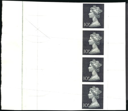 Stamp of Great Britain » Queen Elizabeth II 1970 10p Cerise Machin by Bradbury Wilkinson in BL